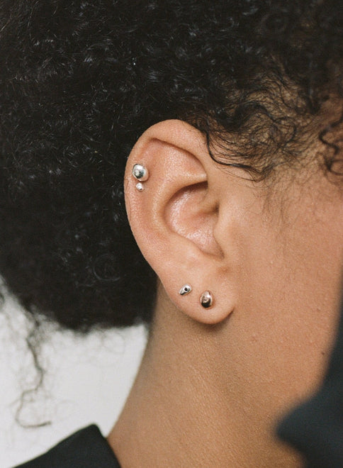 /301 Black Diamond Earring