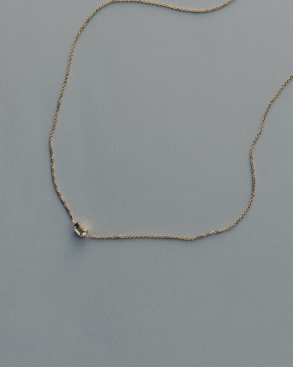 /652 Baguette Sapphire Necklace