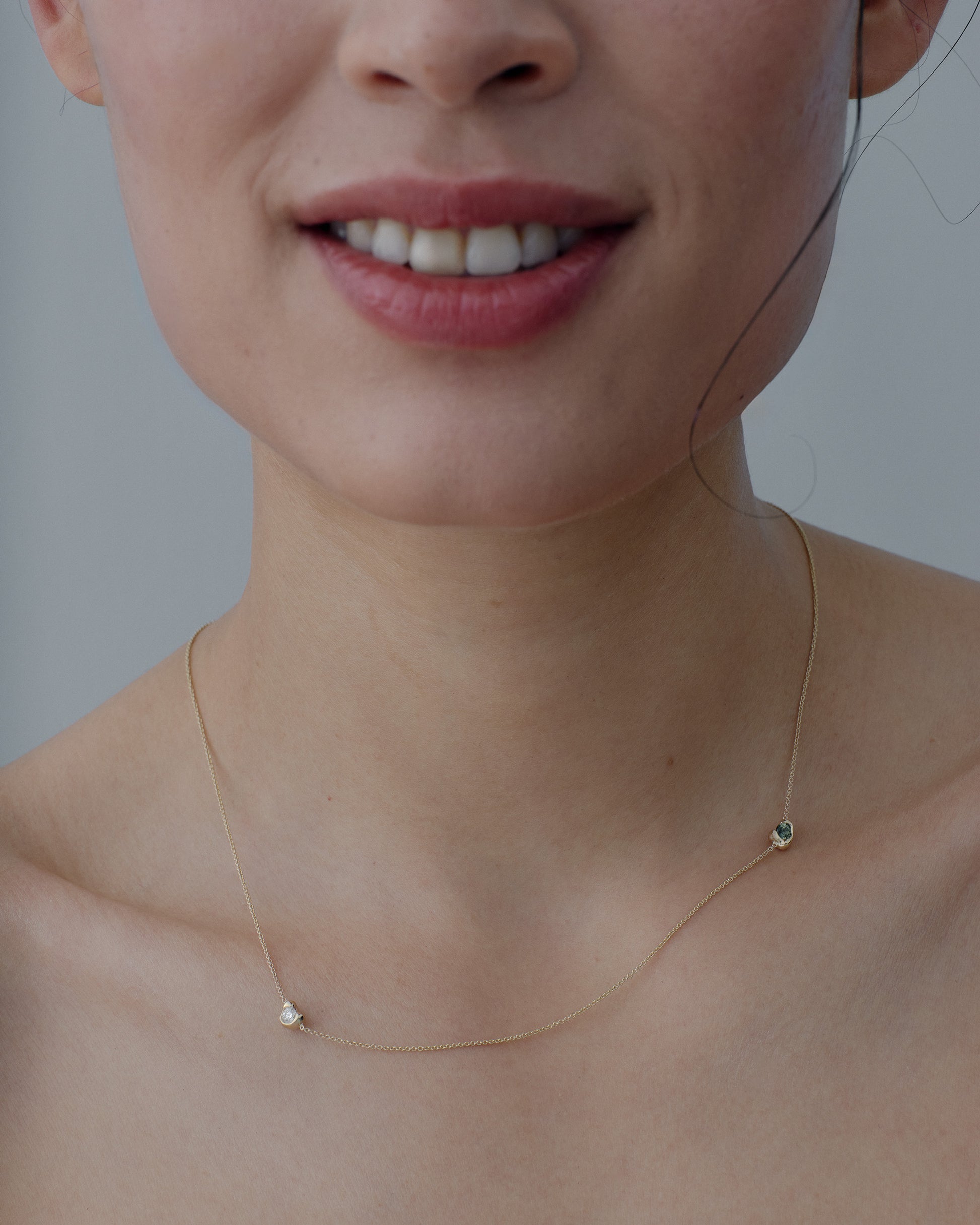 /658 Diamond and Sapphire Necklace