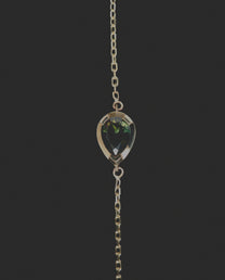 2.7ct Australian Pear Sapphire  Pendant
